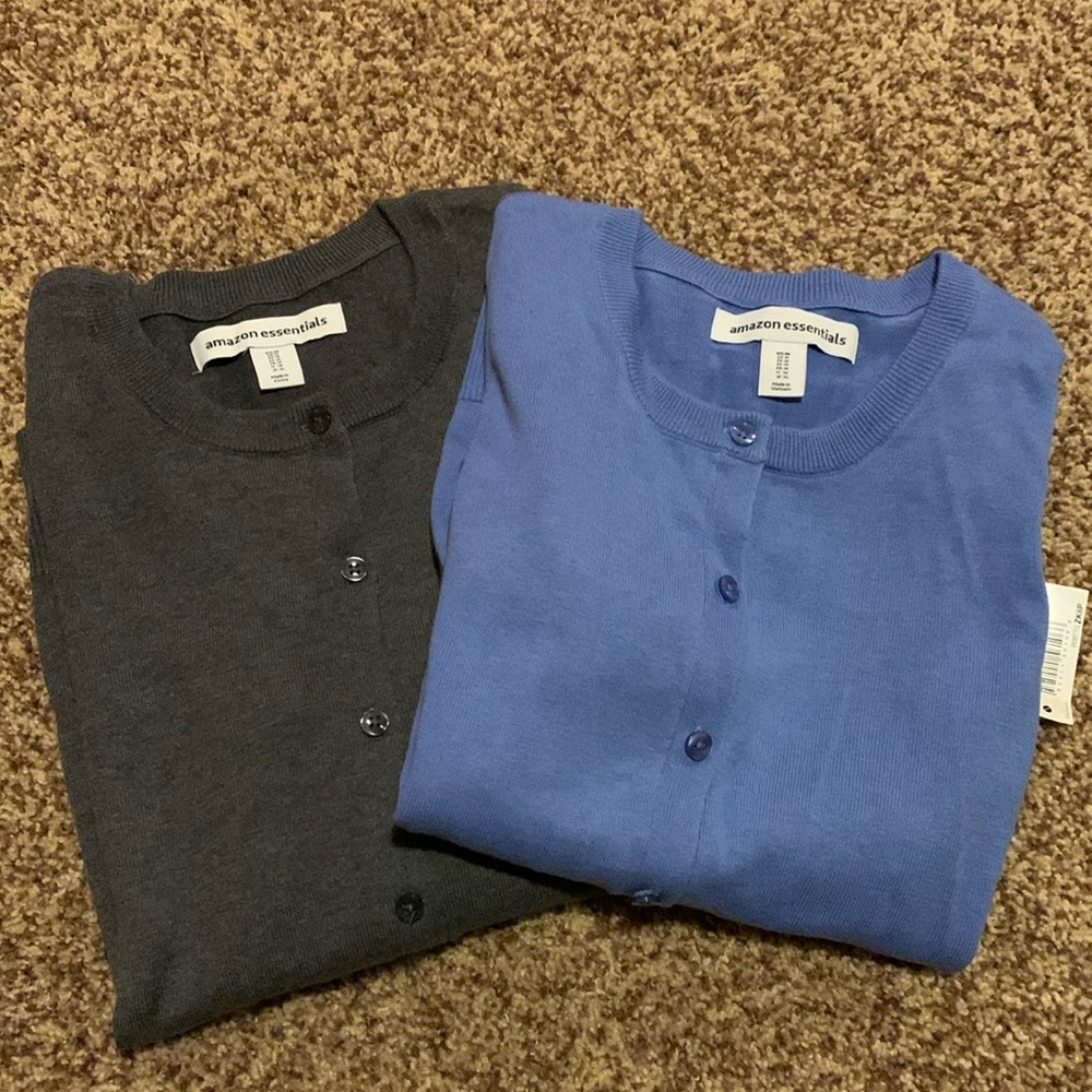 Amazon Essentials 2 cardigans
